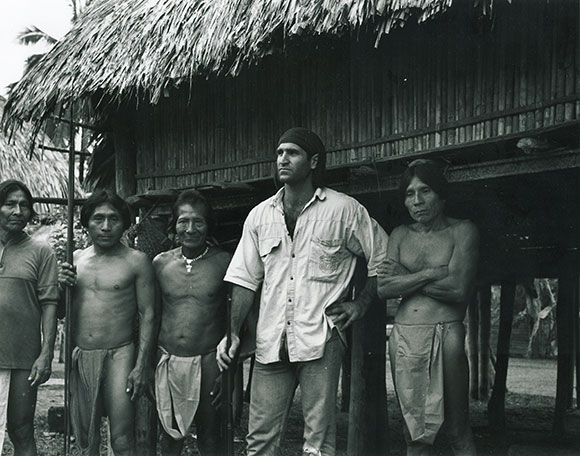 Photo of Bill Baker (In the Center).